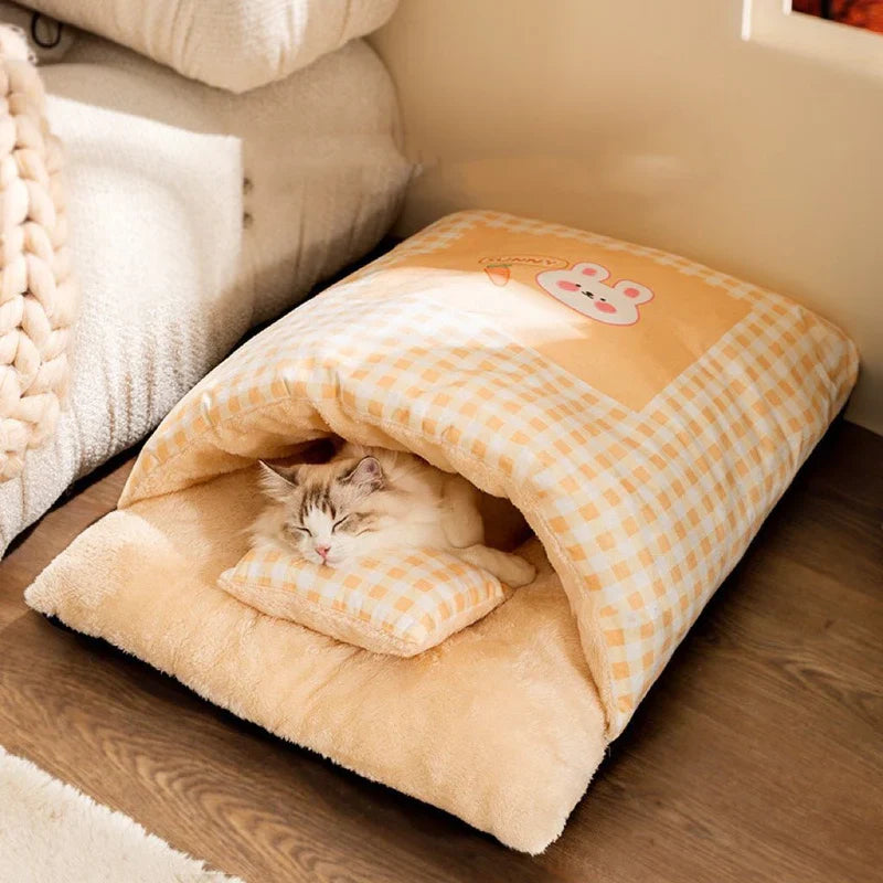 Katzen Kuscheltraum Schlafbett
