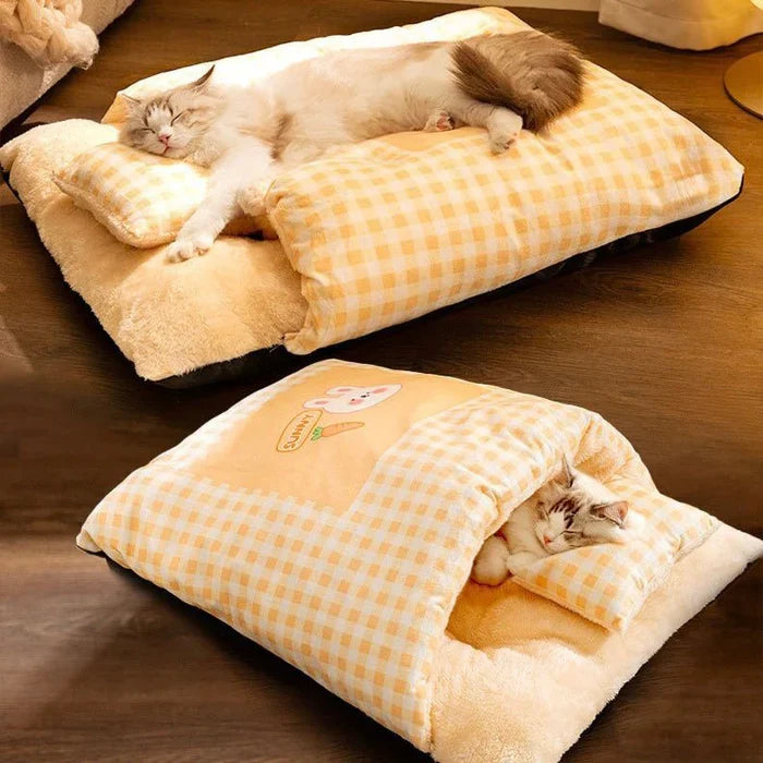 Katzen Kuscheltraum Schlafbett