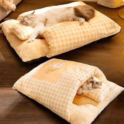 Katzen Kuscheltraum Schlafbett
