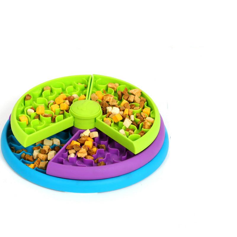 Puzzle-Feeding Napf mit Mehrfachfächern
