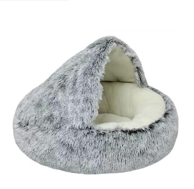 2in1 Hunde Schlafhöhle & Kuschelbett