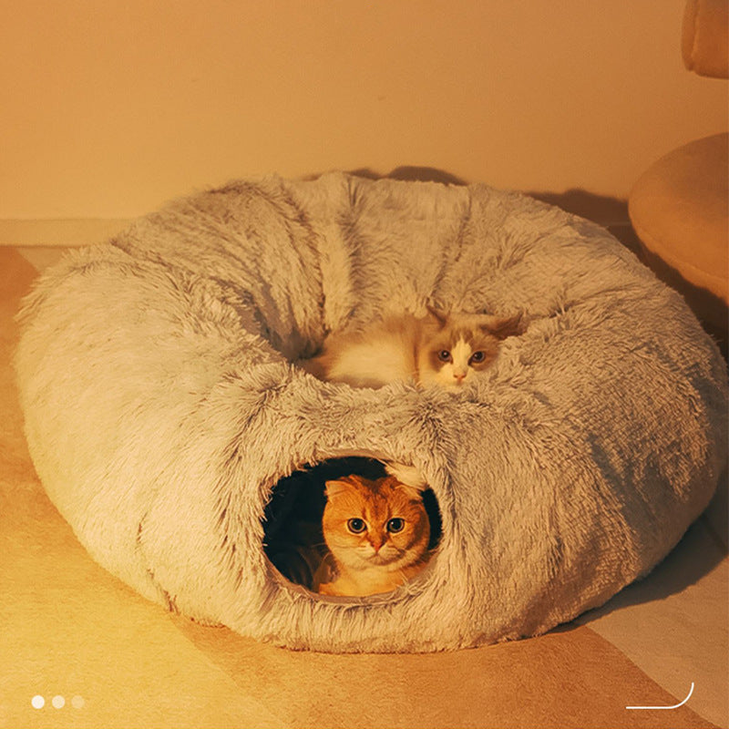 Katzen Kuscheltunnel Schlafbett
