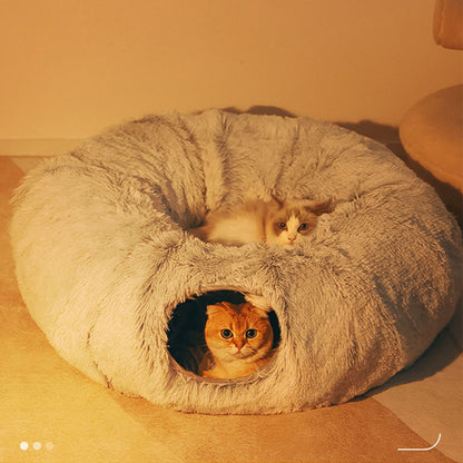 Katzen Kuscheltunnel Schlafbett