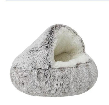 2in1 Hunde Schlafhöhle & Kuschelbett