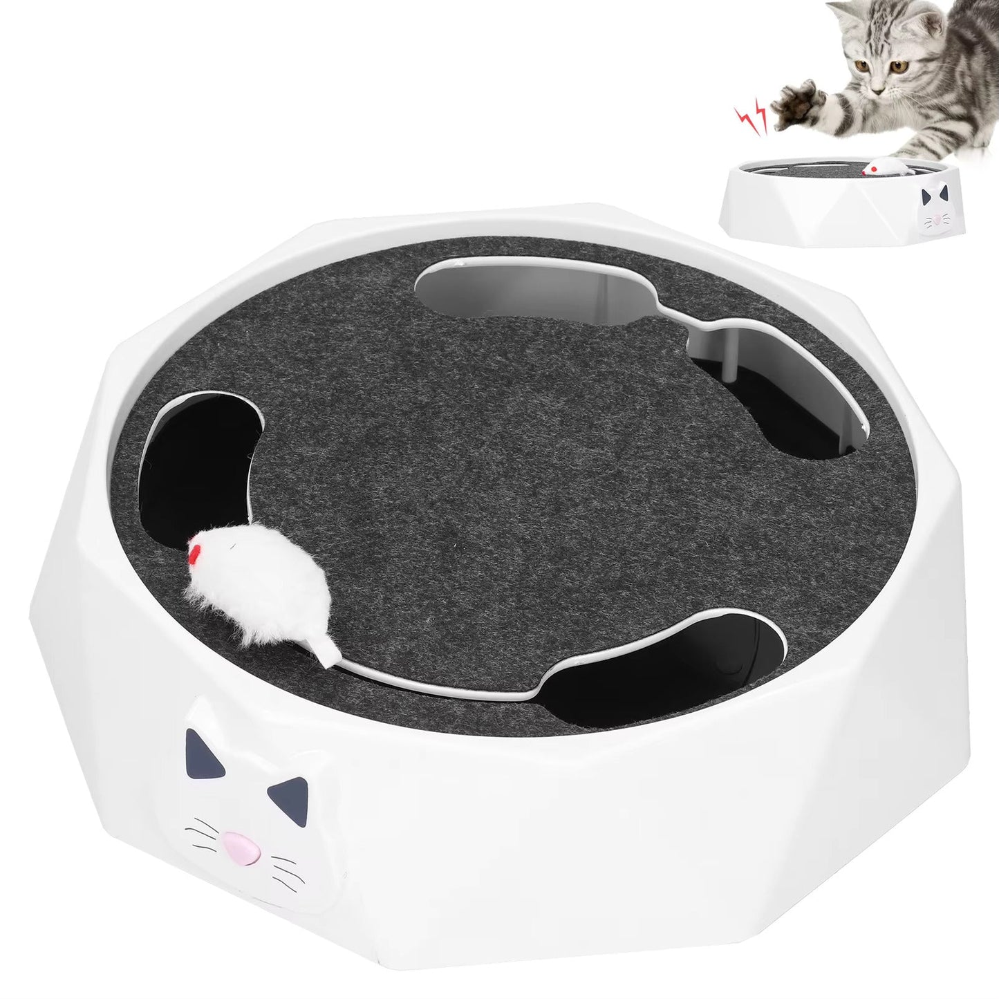 Bewegliche Maus Im Interaktiven Katzenspielzeug
