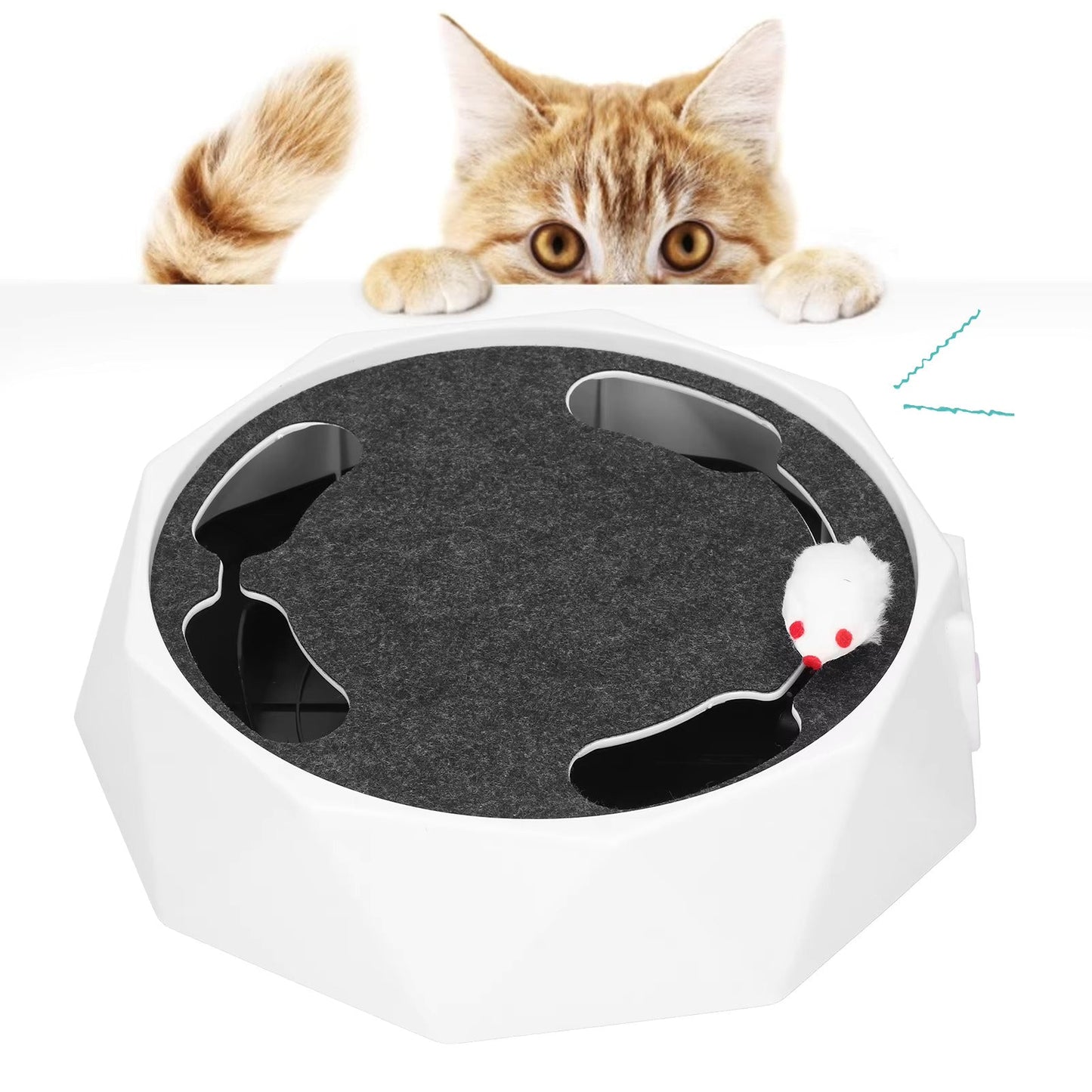 Bewegliche Maus Im Interaktiven Katzenspielzeug