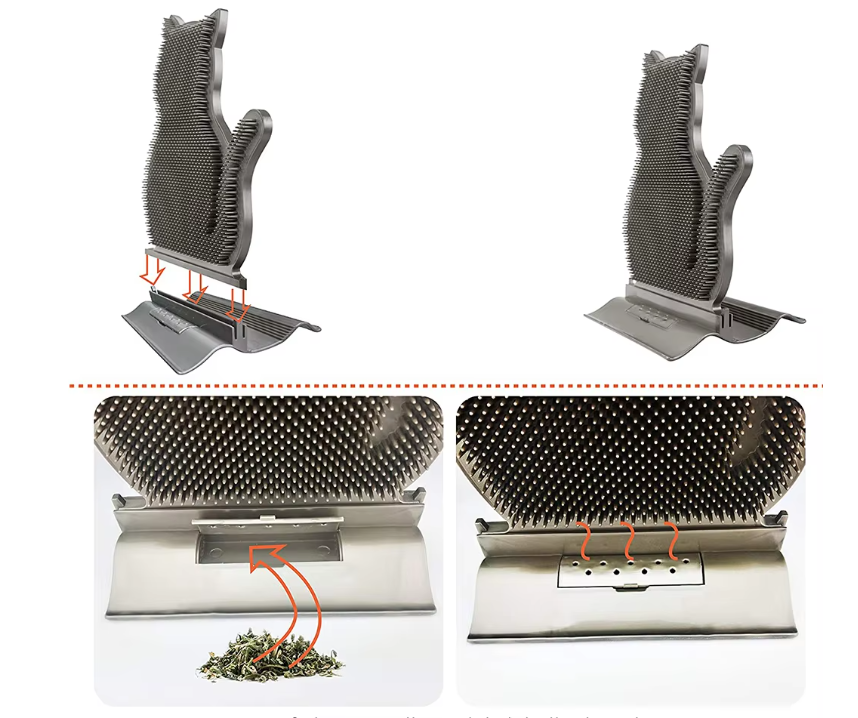 Katzenform Silikon Handtuchhalter mit Anti-Rutsch-Funktion