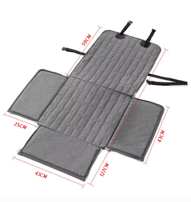 Wasserdichter Autositz Für Hunde – Rutschfeste Schutzmatte Mit Erhöhtem Rand  Sicherheitsgurt