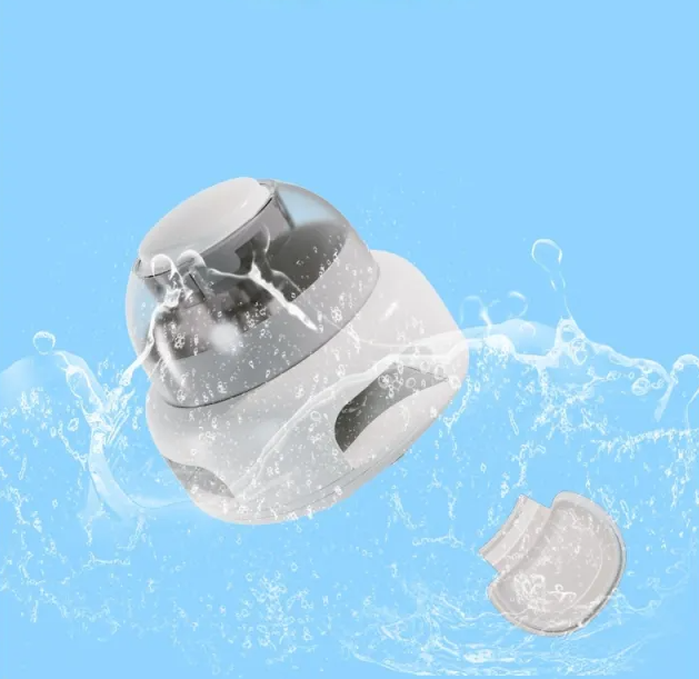 Hundefutter Spender mit Transparenter Kammer – Einfaches Nachfüllen und Sichtbares Futter
