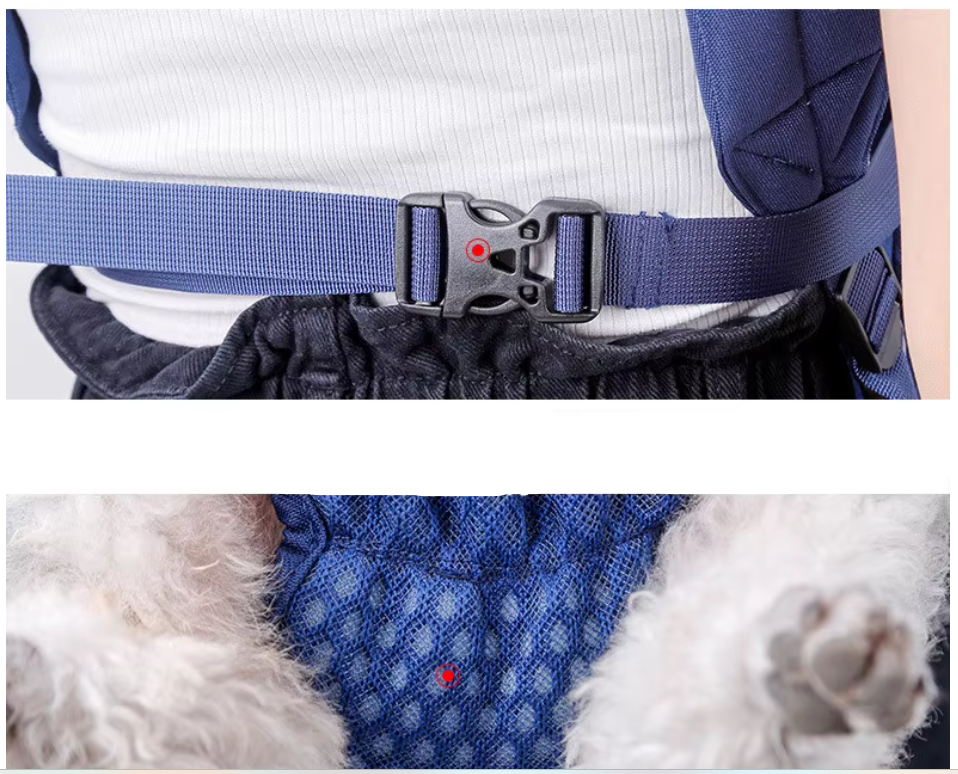 Tragbarer Hundetrage-Rucksack – Bequem und Atmungsaktiv für Haustiere