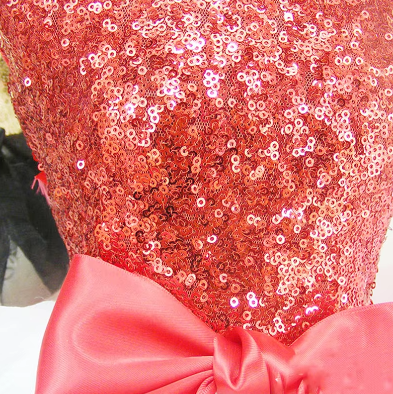 Elegantes Hundekleid mit Glitzer und Tüllrock In 2 Farben