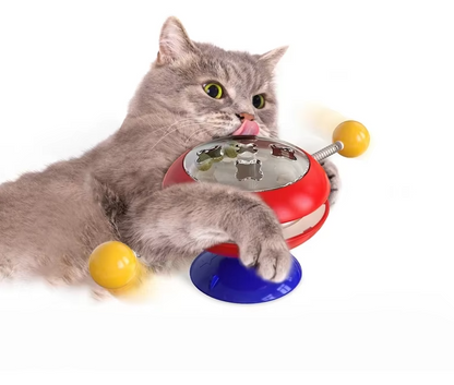Interaktives Katzenspielzeug Mit Drehbällen – Spielzeug Für Aktive Katzen