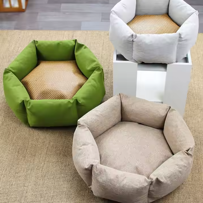 Bequemes Hundebett – Weiches Haustierbett mit Hohem Rand für Mehr Komfort