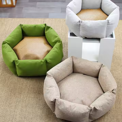Bequemes Hundebett – Weiches Haustierbett mit Hohem Rand für Mehr Komfort