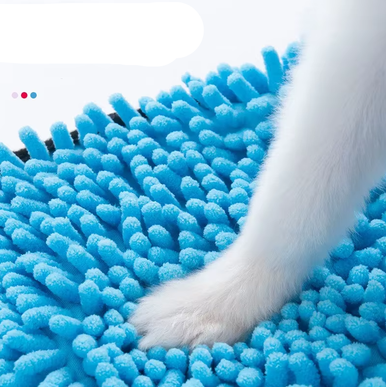 Mikrofaser-Haustierhandtuch Mit Handschuh – Super Saugfähiges Weiches Trockentuch Für Hunde Katzen