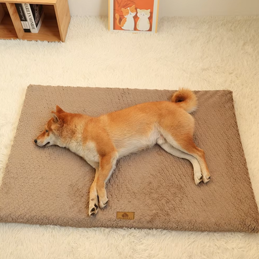 Orthopädisches Hundebett – Weiche  Flauschige Haustiermatte für Hunde  Katzen