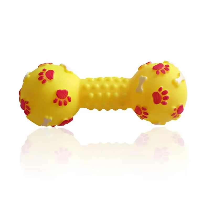 Hundespielzeug Zum Kauen – Bunte Kauspielzeuge In Form Von Hanteln