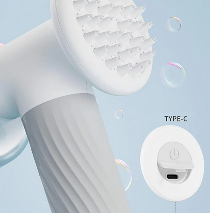 Elektrische Hundebürste mit Massagefunktion – Sanfte Fellpflege und Tiefenreinigung mit USB-aufladung