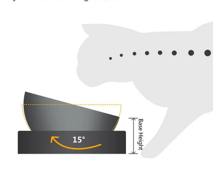 Doppelnapf Für Katzen Aus Edelstahl Mit Standfuß