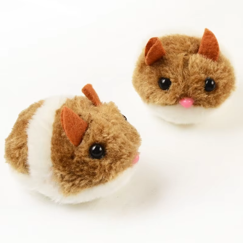 Interaktives Katzen-Spielzeug – Elektrischer Plüsch-Hamster