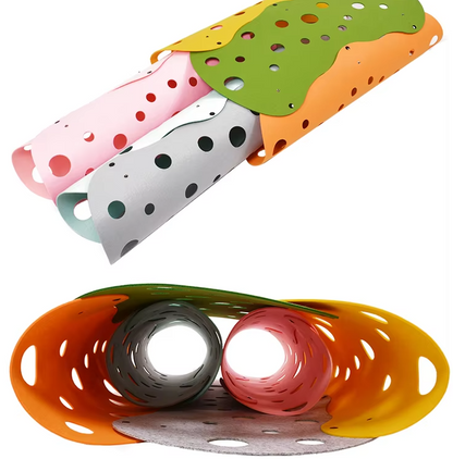 Katzentunnel Mit Löchern – Flexibler Spieltunnel Für Katzen