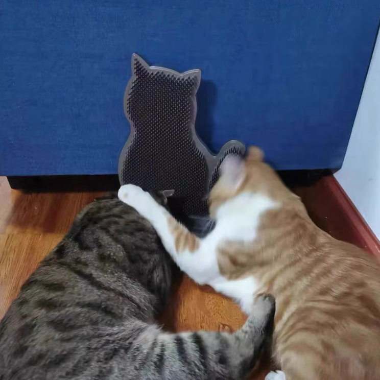 Katzenform Silikon Handtuchhalter mit Anti-Rutsch-Funktion