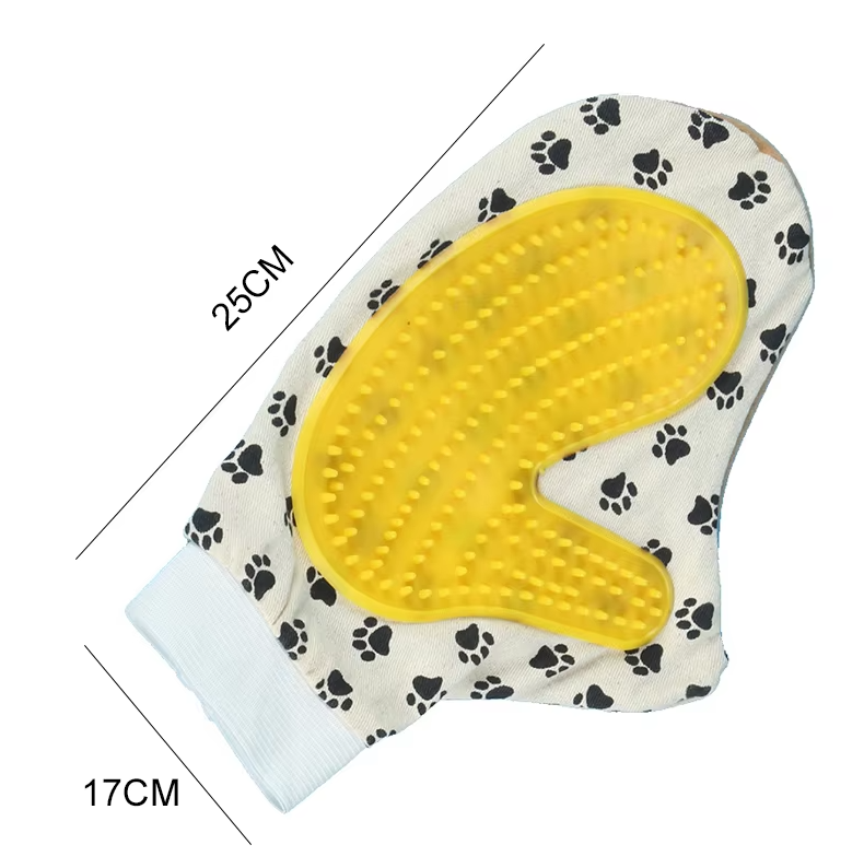 Haustierpflege-Handschuh für Hunde und Katzen – Massagehandschuh mit Weichen Noppen