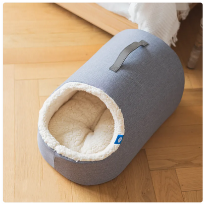 Katzenhaus-Bett Mit flauschigem Rand für Ultimativen Komfort