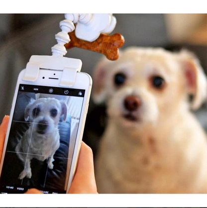 Haustier-Selfie-Stick mit Leckerli-Halter