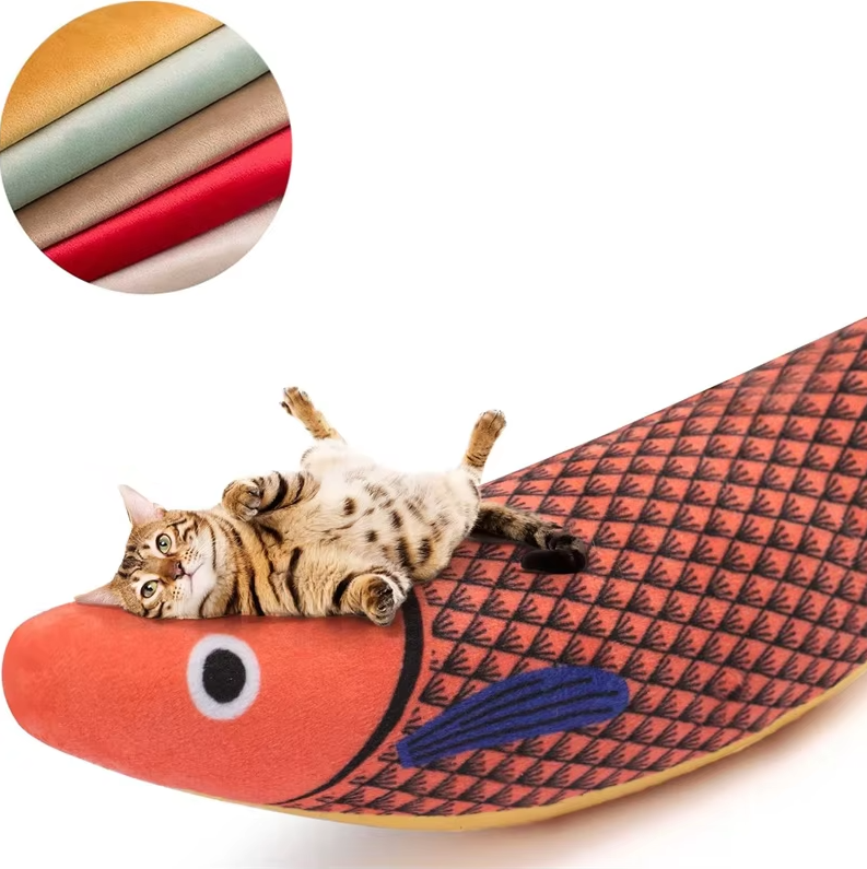 Interaktives Katzenspielzeug Fisch Mit Katzenminze Und Geräuscheffekt