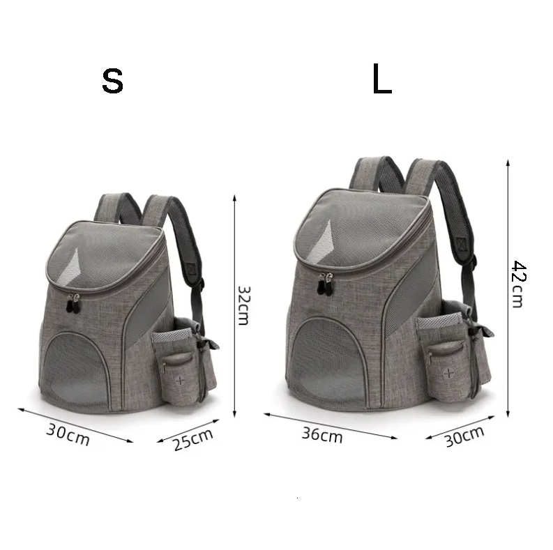 Haustier-Trage-Rucksack mit Netzdesign – Bequeme Transporttasche für Katzen und kleine Hunde
