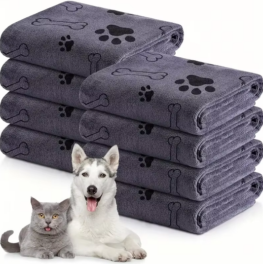 Superabsorbierendes Hundehandtuch – Weiches  Schnell Trocknendes Mikrofaser-Handtuch Für Hunde  Katzen