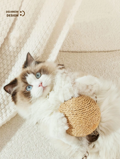 Natur-sisalball – Kratz- Und Spielball Für Katzen
