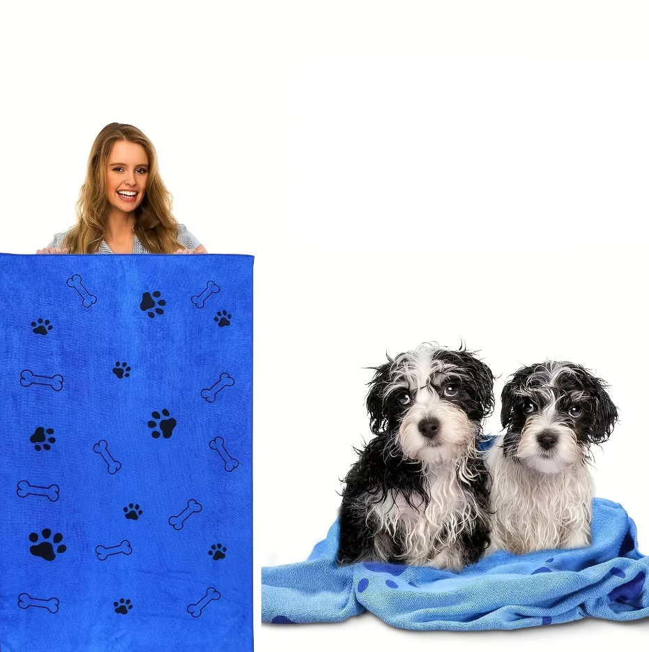 Superabsorbierendes Hundehandtuch – Weiches  Schnell Trocknendes Mikrofaser-Handtuch Für Hunde  Katzen