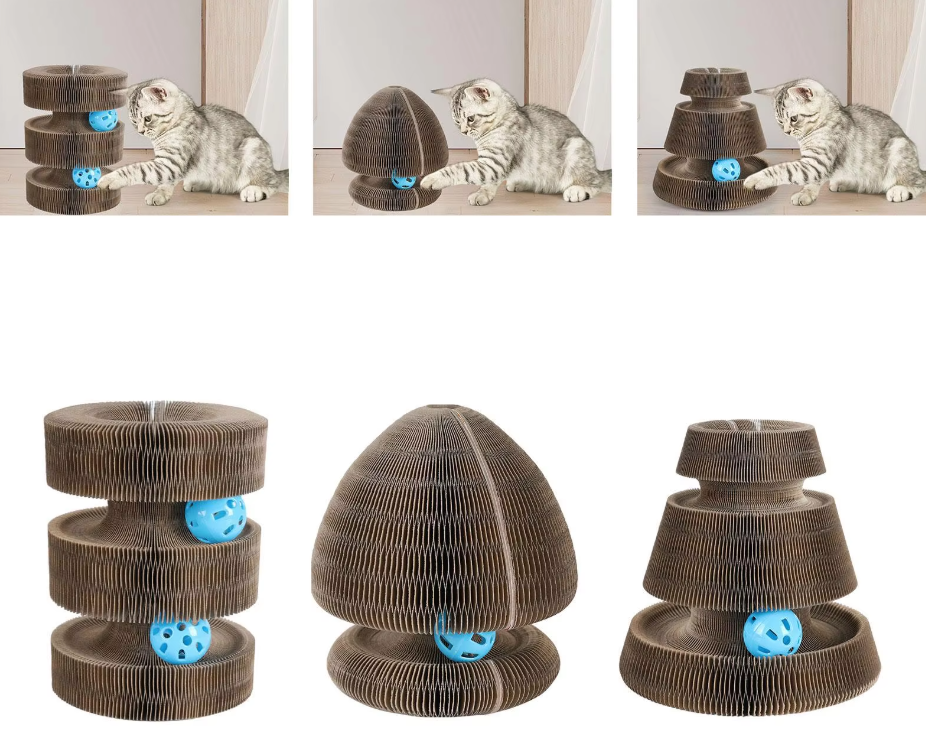 Katzen Kratzspielzeug Türmchen – Mit Interaktivem Ball Für Kratzspaß In Verschiedenen Stilen