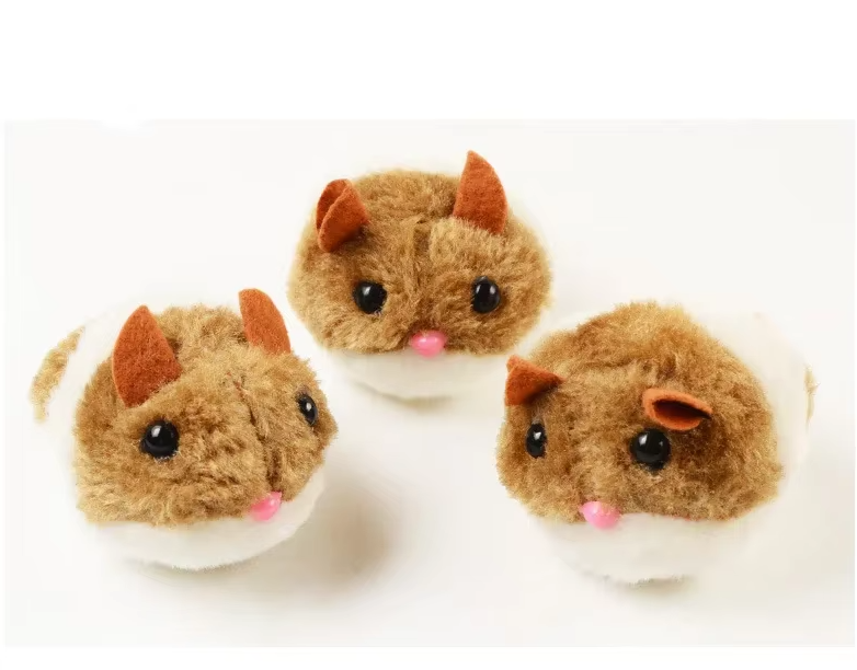 Interaktives Katzen-Spielzeug – Elektrischer Plüsch-Hamster