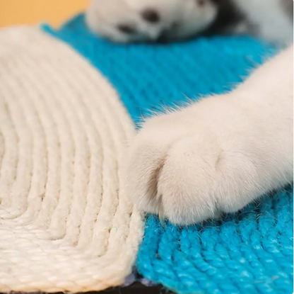 Katzenkratzmatte Im Fisch-Design – Sisal-Spielzeug für Katzen zur Krallenpflege