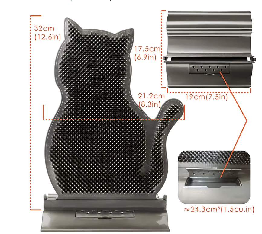 Katzenform Silikon Handtuchhalter mit Anti-Rutsch-Funktion