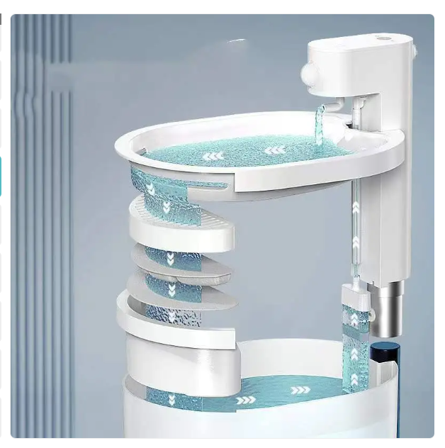 Automatischer Trinkbrunnen für Haustiere mit Filter und Leiser Pumpe