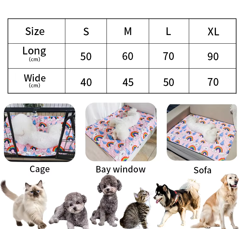 Bunte Haustier-decke – Weiche  Waschbare Matte Für Hunde  Katzen