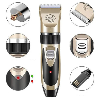 Lautloses Felltrimmer Set für Hunde