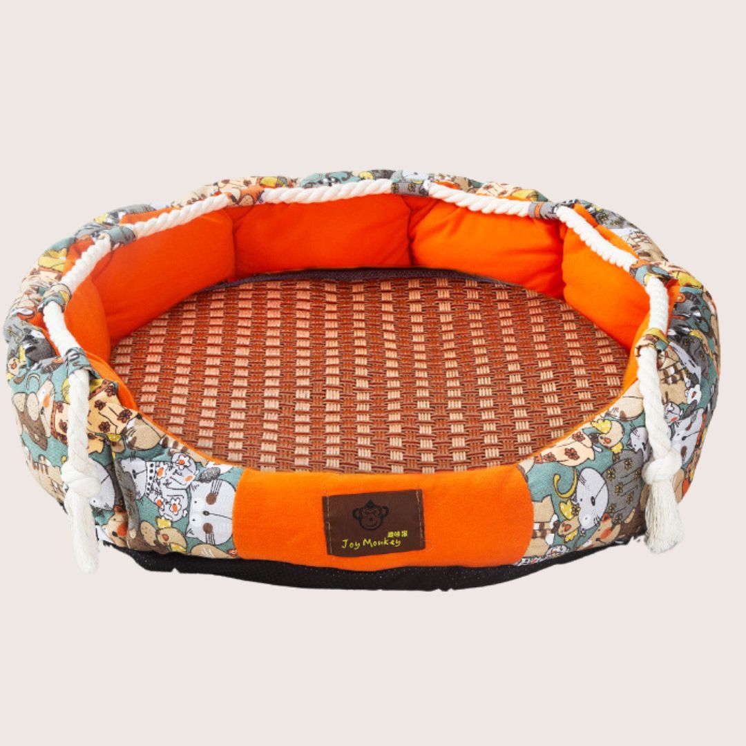 Robustes Hundebett Mit Spielseil Und Stauraum
