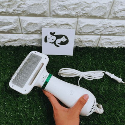3-in-1 Multifunktionaler Haustierkamm – Haartrockner Kamm und Massager
