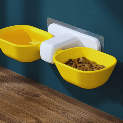 Wandhalterung Futter- und Wasserschalen für Haustiere – Platzsparend und Praktisch
