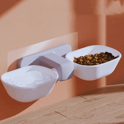 Wandhalterung Futter- und Wasserschalen für Haustiere – Platzsparend und Praktisch