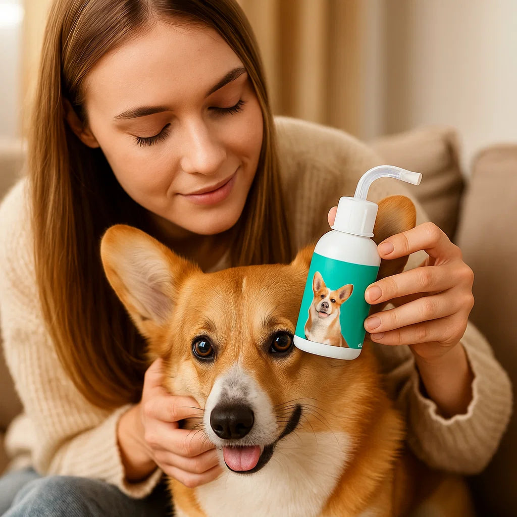 Natürliches Ohren Reinigungsmittel für Hunde