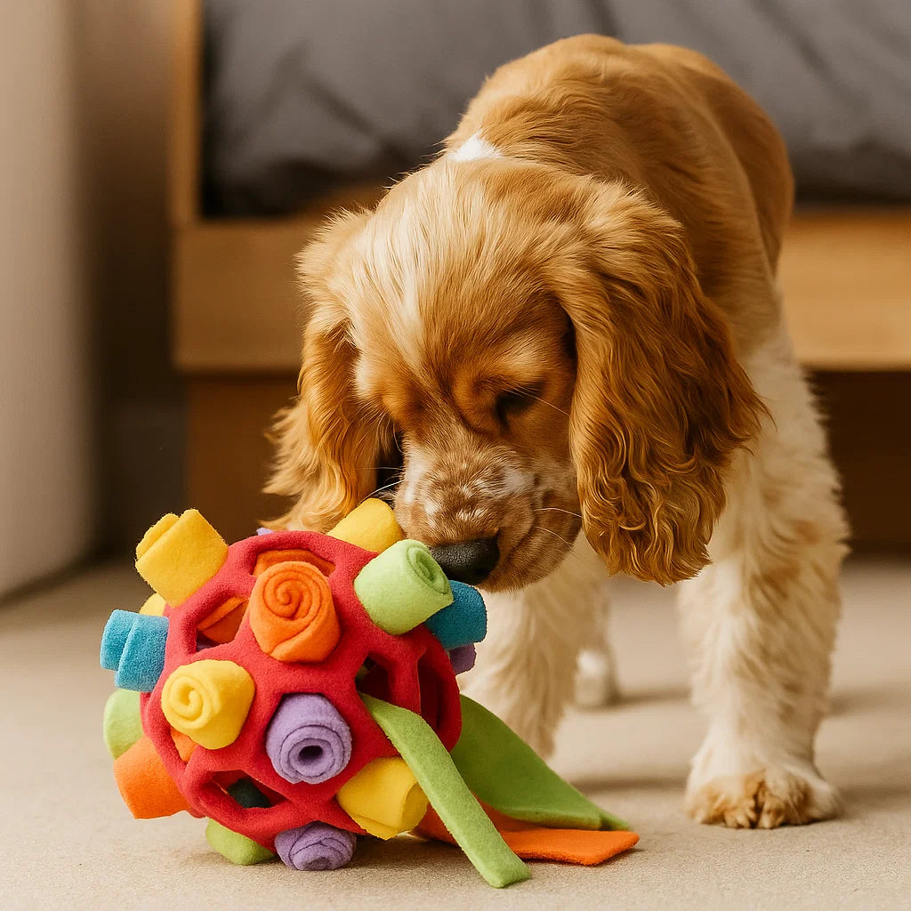 Interaktiver Leckerliball für Hunde