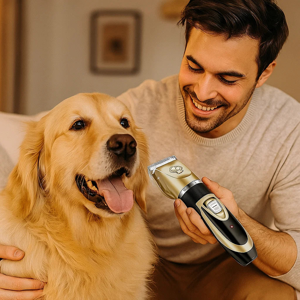 Lautloses Felltrimmer Set für Hunde