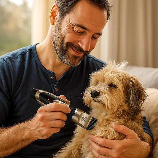 Lautloses Felltrimmer Set für Hunde