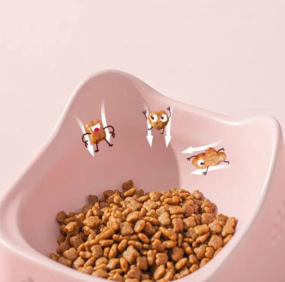 Erhöhte Futterschale Für Katzen – Ergonomisches Und Rutschfestes Design